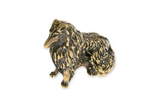 Zachęcamy do nabycia tej wyjątkowej, mosiężnej figurki, która jest wiernym odwzorowaniem owczarka szkockiego, jednej z najbardziej szlachetnych i lojalnych ras psów