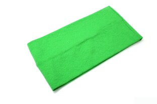 Wiosennie zielona, materiałowa opaska do włosów, wykonana z elastycznej dzianiny