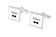 Te ekskluzywne spinki do mankietów, noszące dumnie imię "Adam", są kwintesencją współczesnego męskiego stylu