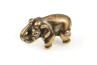 Figurka złoty słoń na szczęście