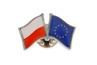 Znaczek Flaga Polski i Unii