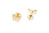 Kolczyki Złoty Motylek Cyrkonia