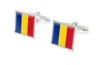 Spinki Koszulowe Flaga Rumunii
