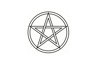 Wisiorek srebrny Pentagram