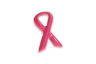 Urocza różowa kokarda - symbol walki z rakiem piersi