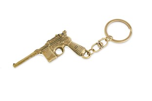 Oryginalny breloczek do kluczy w postaci repliki pistoletu Mauser M1916