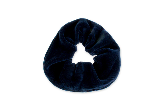 Granatowa Frotka Scrunchie