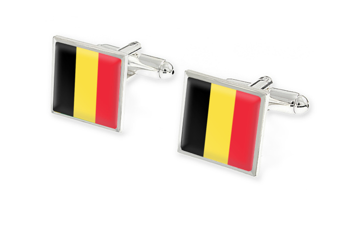 Spinki do mankietów Flaga Belgii