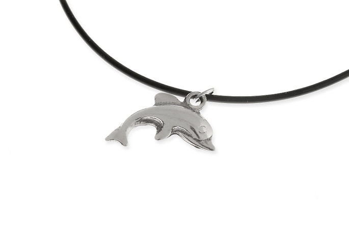 Wisiorek srebrny delfin