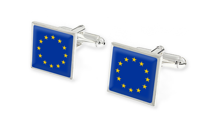 Spinki Koszulowe Flaga UE