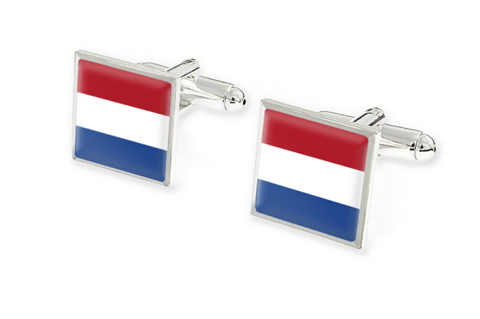 Spinki Koszulowe Flaga Holandii